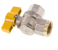 Rp 1/2 Inch Gas 2-Way Right Angle Brass Ball Valve