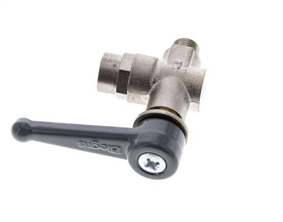 Male To Female G/G 1/8 Inch 2-Way Right Angle Brass Ball Valve