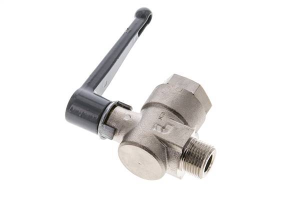 Male To Female G/G 3/8 Inch 2-Way Right Angle Brass Ball Valve