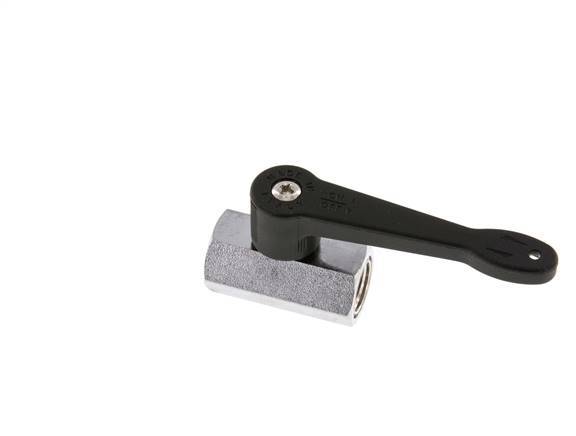 G 1/4 inch 2-Way Brass Mini Ball Valve Long Handle 15 Bar