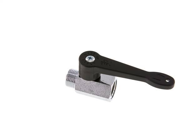 Male To Female G 3/8 inch 2-Way Brass Mini Ball Valve Long Handle 15 Bar