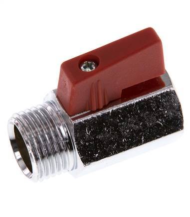 Male To Female G 1/2 inch 2-Way Brass Mini Ball Valve 15 Bar