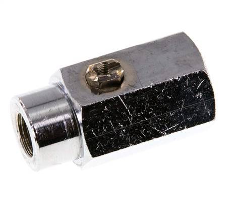 G 1/8 inch 2-Way Brass Mini Ball Valve Screwdriver Operated 15 Bar