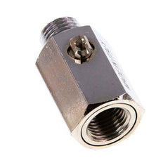 Male To Female G 1/4 inch 2-Way Brass Mini Ball Valve Screwdriver Operated 15 Bar