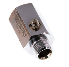 Male To Female G 1/4 inch 2-Way Brass Mini Ball Valve Screwdriver Operated 15 Bar