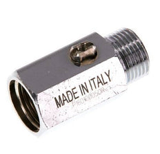 Male To Female G 3/8 inch 2-Way Brass Mini Ball Valve Screwdriver Operated 15 Bar