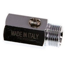 Male To Female G 3/8 inch 2-Way Brass Mini Ball Valve Screwdriver Operated 15 Bar