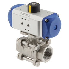G1-1/2'' 2-Way Stainless Steel Pneumatic Ball Valve Double Acting - BL2SA3