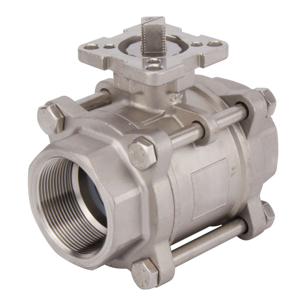 G4'' 2-Way Stainless Steel Pneumatic Ball Valve Spring Closed - BL2SA3