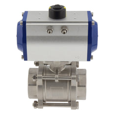 G4'' 2-Way Stainless Steel Pneumatic Ball Valve Spring Closed - BL2SA3