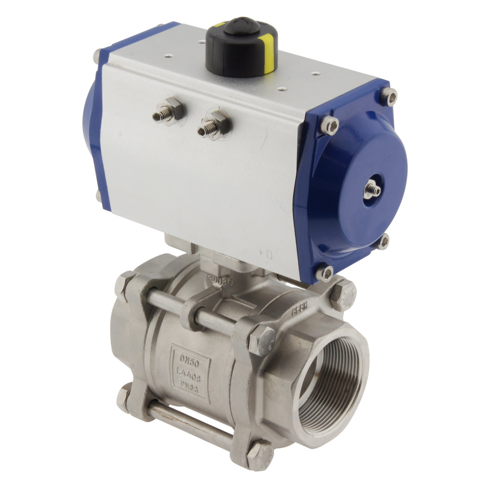 G2-1/2'' 2-Way Stainless Steel Pneumatic Ball Valve Double Acting - BL2SA3