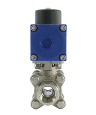 G3/8'' 2-Way Stainless Steel Pneumatic Ball Valve Double Acting - BL2SA3