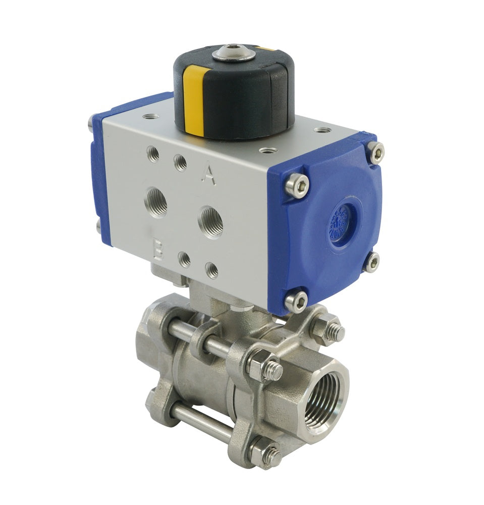 G3/4'' 2-Way Stainless Steel Pneumatic Ball Valve Double Acting - BL2SA3