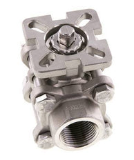 G3/4'' 2-Way Stainless Steel Ball Valve 3-Piece Full Bore ISO-Top - BL2SA3