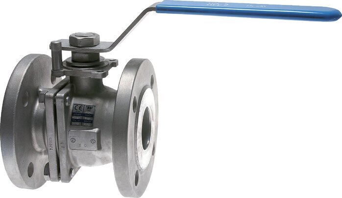 DN 100 PN 16 Stainless Steel 1.4408 2-Way Flanged Ball Valve