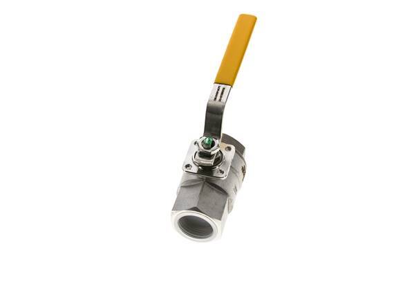 Rp 1 inch 2-Way Oxygen Stainless Steel Ball Valve