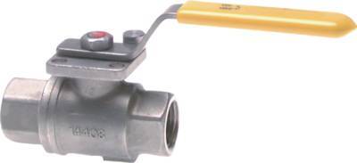 Rp 2 inch 2-Way Oxygen Stainless Steel Ball Valve