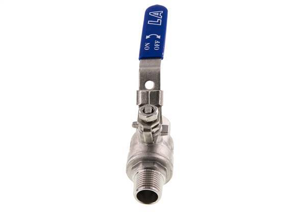 Male To Female R/Rp 1/2 inch PN 63 2-Way Stainless Steel Ball Valve