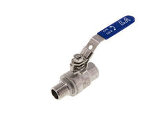 Male To Female R/Rp 1/2 inch PN 63 2-Way Stainless Steel Ball Valve