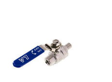 Male To Female R/Rp 1/4 inch PN 63 2-Way Stainless Steel Ball Valve