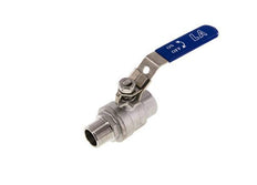 Male To Female R/Rp 3/4 inch PN 63 2-Way Stainless Steel Ball Valve
