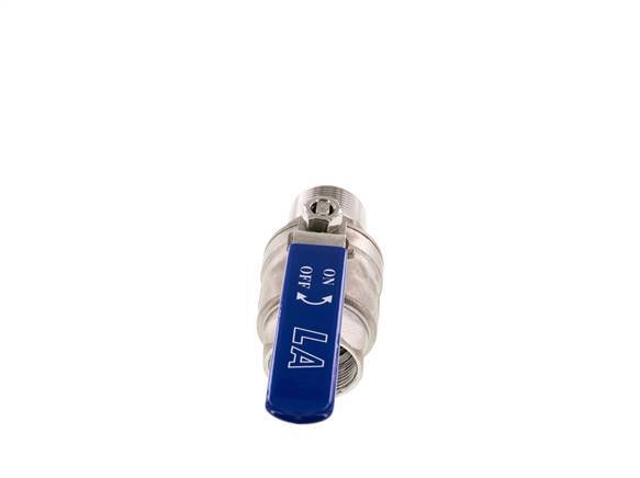 Male To Female R/Rp 1-1/2 inch PN 63 2-Way Stainless Steel Ball Valve