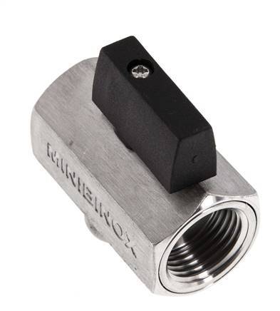 G 1/2 inch 2-Way Stainless Steel Mini Ball Valve 25 Bar