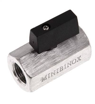 G 3/8 inch 2-Way Stainless Steel Mini Ball Valve 25 Bar