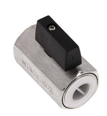 G 3/8 inch 2-Way Stainless Steel Mini Ball Valve 25 Bar