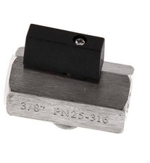 G 3/8 inch 2-Way Stainless Steel Mini Ball Valve 25 Bar