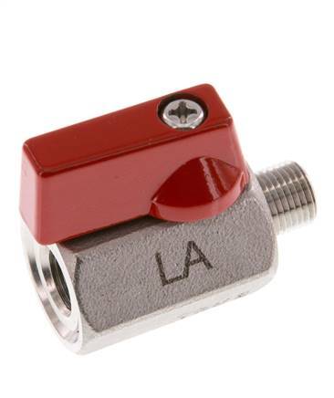 Male To Female G 1/8 inch 2-Way Stainless Steel Mini Ball Valve 63 Bar