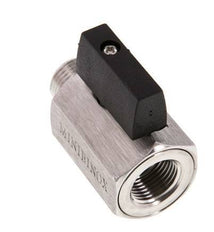 Male To Female G 3/8 inch 2-Way Stainless Steel Mini Ball Valve 25 Bar