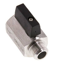 Male To Female G 3/8 inch 2-Way Stainless Steel Mini Ball Valve 25 Bar