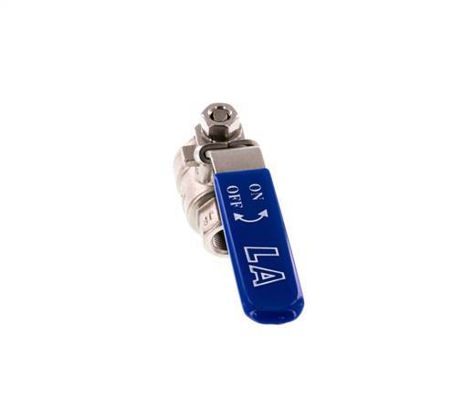 G3/8'' 2-Way Ball Valve Stainless Steel PTFE 63 bar - BL2SM