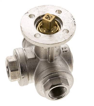 G3/8'' 3-Way T-port Ball Valve Brass ISO-Top 40bar - BL3BAT