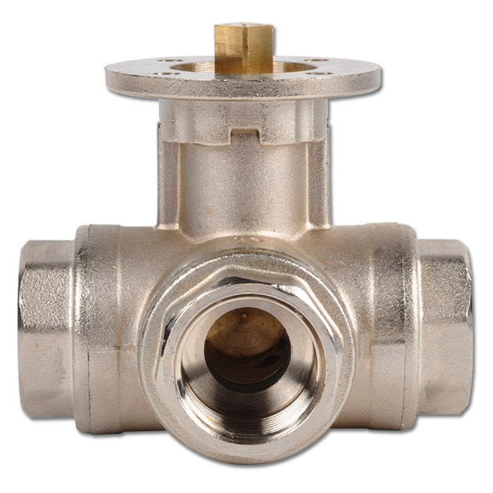 G2'' 3-Way L-port Ball Valve Brass ISO-Top 40bar - BL3BAL
