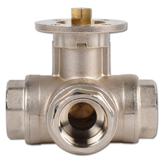 G2-1/2'' 3-Way T-port Ball Valve Brass ISO-Top 40bar - BL3BAT