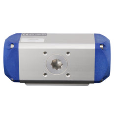 G1'' 3-Way T-port Stainless Steel Pneumatic Ball Valve Spring Closed - BL3SA