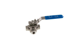 G 3/8 inch 3-Way T-port Stainless Steel Ball Valve