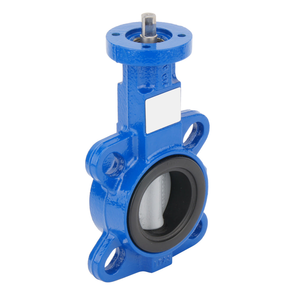 DN50 (2 inch) Wafer Pneumatic Butterfly Valve GG25-GGG40 polyamide-coated-EPDM Double Acting - BFLW