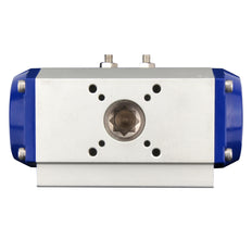 DN65 (2-1/2 inch) Wafer Pneumatic Butterfly Valve GG25-Stainless Steel-FKM Spring Closed - BFLW