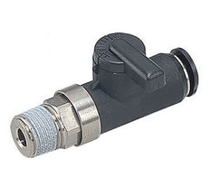 R1/8" - 6mm Straight 2-Way Ball Valve Series 10