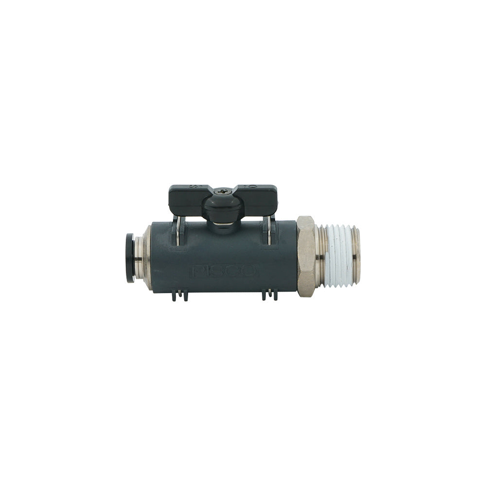 12mm - R3/8" Straight 2-Way Ball Valve Series 60