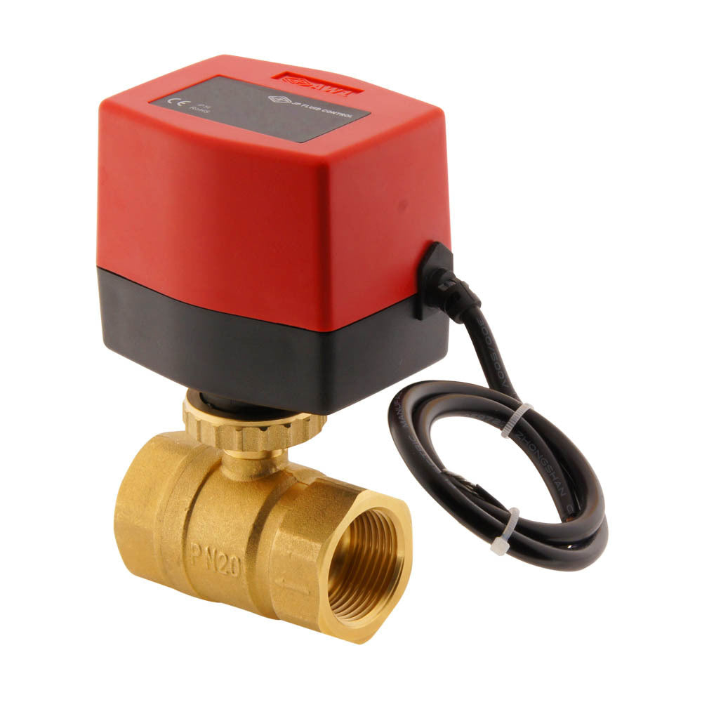 Electrical Ball Valve BW2 1'' 2-way 120V AC 3-point