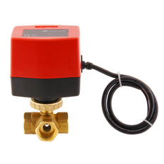Electrical Ball Valve BW3 1/2'' 3-way 24V AC 3-point