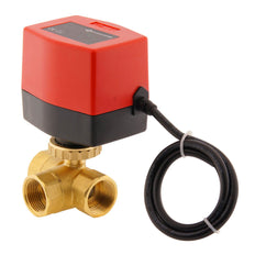 Electrical Ball Valve BW3 3/4'' 3-way 24V AC relay