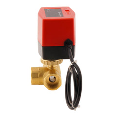Electrical Ball Valve BW3 3/4'' 3-way 24V AC relay