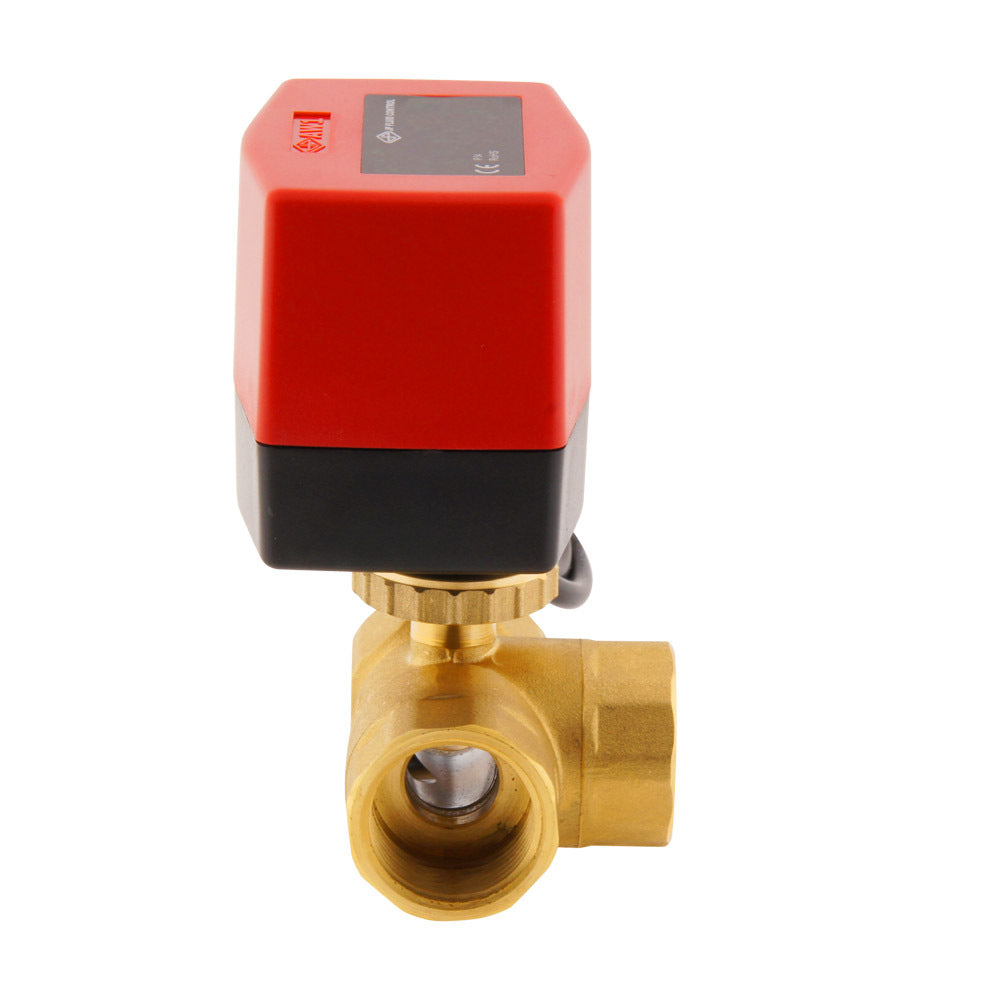 Electrical Ball Valve BW3 1'' 3-way 120V AC relay