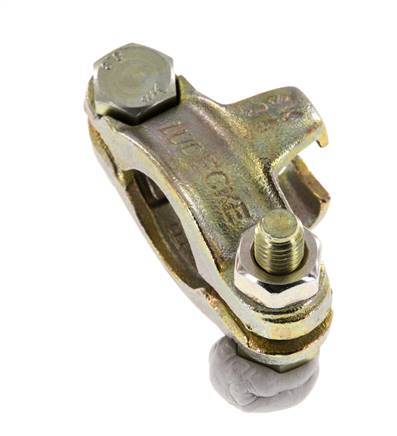 Safety Malleable Cast Iron Hose Clamp 28-32 mm Twist Claw Coupling DIN 20039B [2 Pieces]