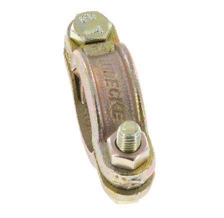 Malleable Cast Iron Hose Clamp 28-34 mm Twist Claw Coupling DIN 20039A [2 Pieces]